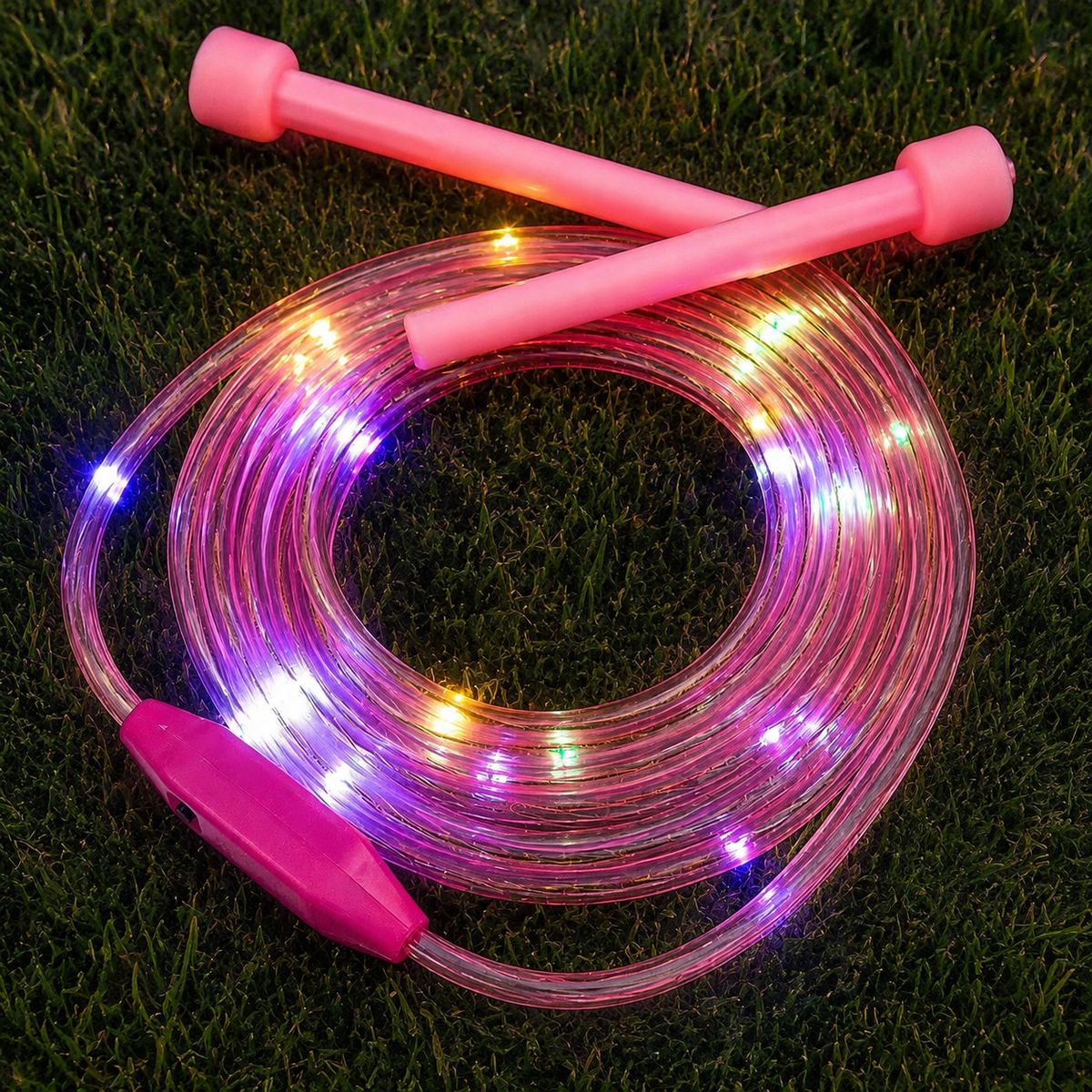 🌟Vibrant Glowing Skipping Rope – Make Night Workouts & Playtime Fun! 💫