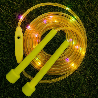 🌟Vibrant Glowing Skipping Rope – Make Night Workouts & Playtime Fun! 💫