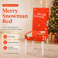 Merry Snowman Red