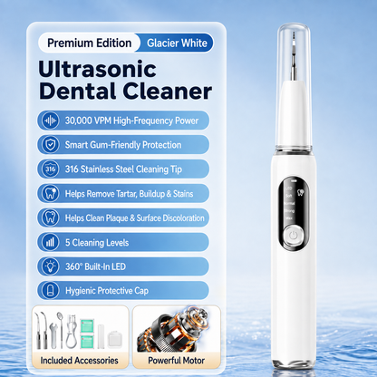 High-Frequency Dental Cleaner with LED & 5 Levels