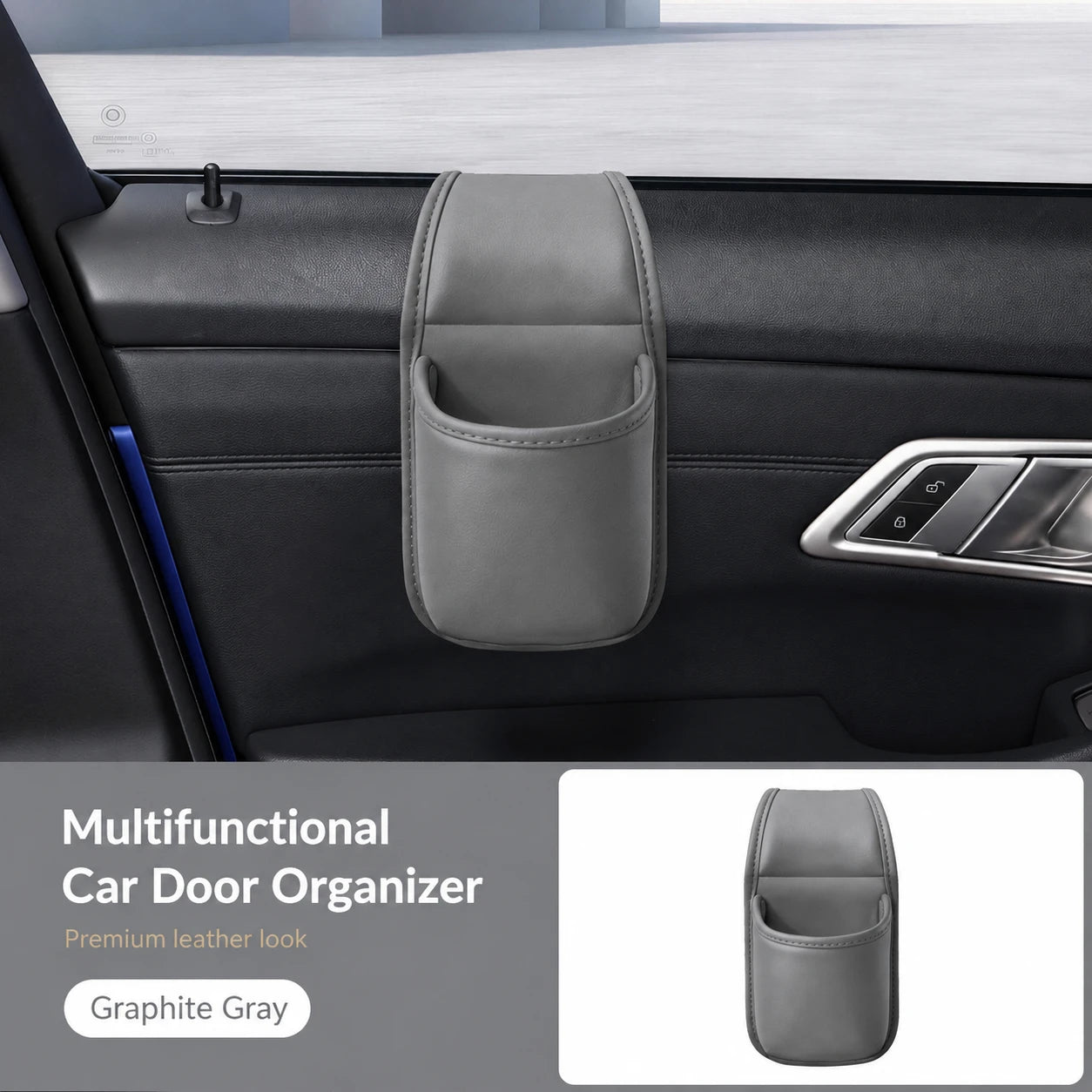 🚗Car Door Pocket Organizer | Leather-Look Storage Pouch