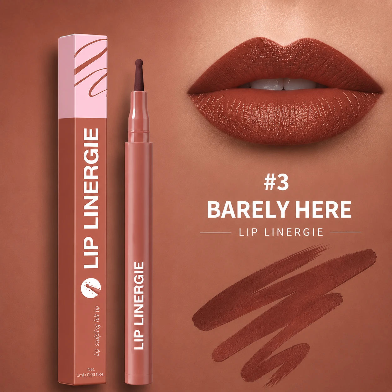 Lip Linergie Waterproof Lip Liner – Precise & Non-Bleeding