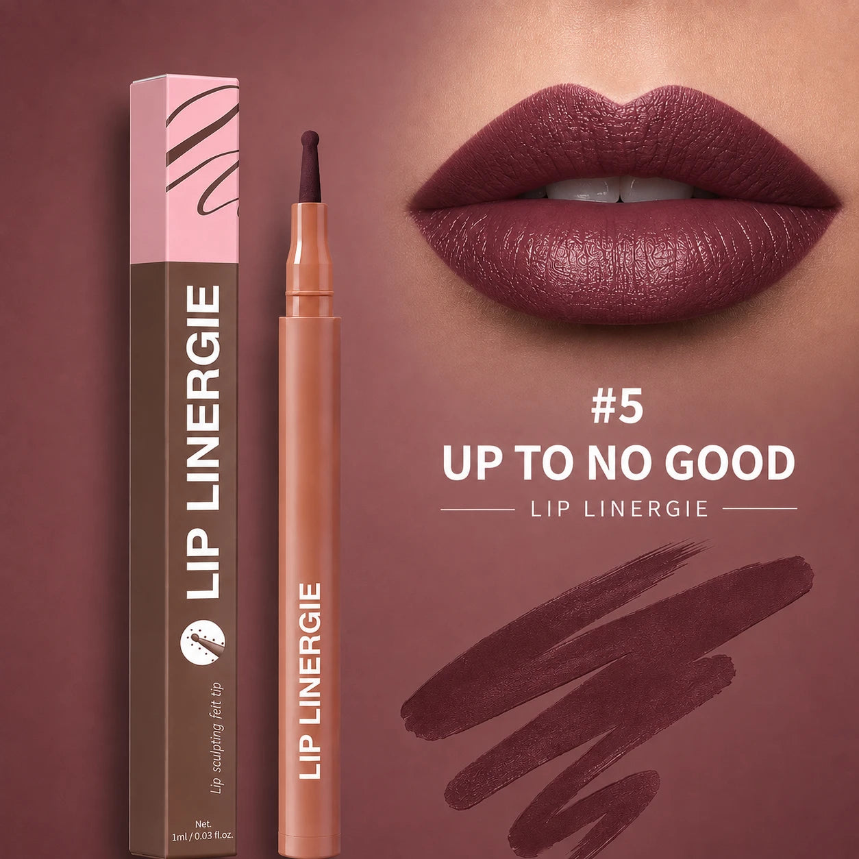 Lip Linergie Waterproof Lip Liner – Precise & Non-Bleeding