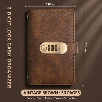 Locking Banknote Collection Booklet | Holds 100 Bills