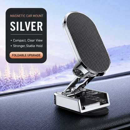 Foldable Magnetic Car Phone Mount | 6 N52 Magnets