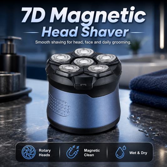 🔥🪒 6 Head Electric Shaver for Men Waterproof Wet Dry Bald Head Grooming