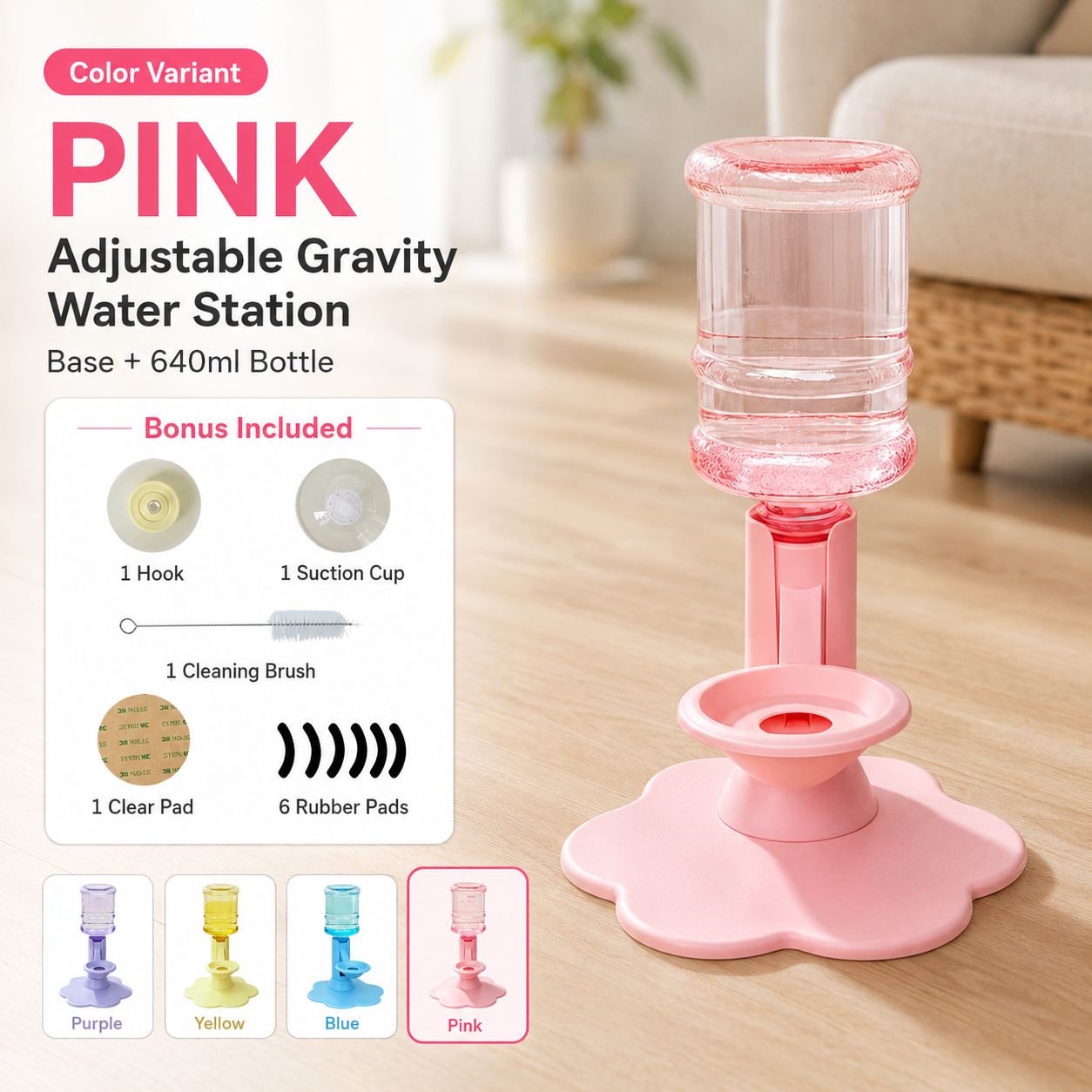 Pink – Base + 640ml Bottle