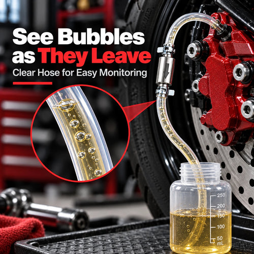 One-Way Check Valve Brake Bleeder Kit for Solo Service