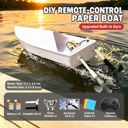 DIY RC Paper Airplane Kit | 2.4GHz Gyro Remote Control Plane