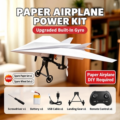 DIY RC Paper Airplane Kit | 2.4GHz Gyro Remote Control Plane