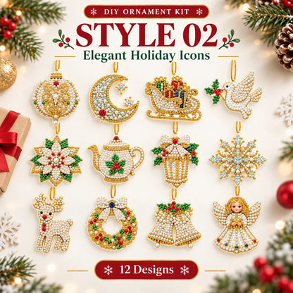 DIY Puppy Christmas Ornament Kit | 6 Festive Designs