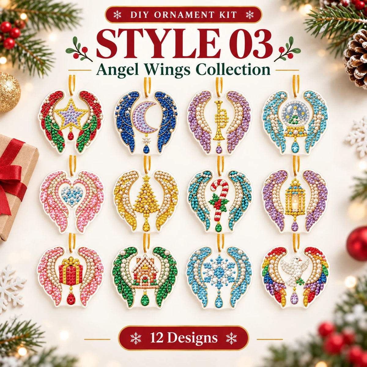 DIY Puppy Christmas Ornament Kit | 6 Festive Designs