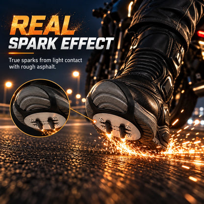 Motorcycle Boot Spark Sliders | Replaceable Flint Kit