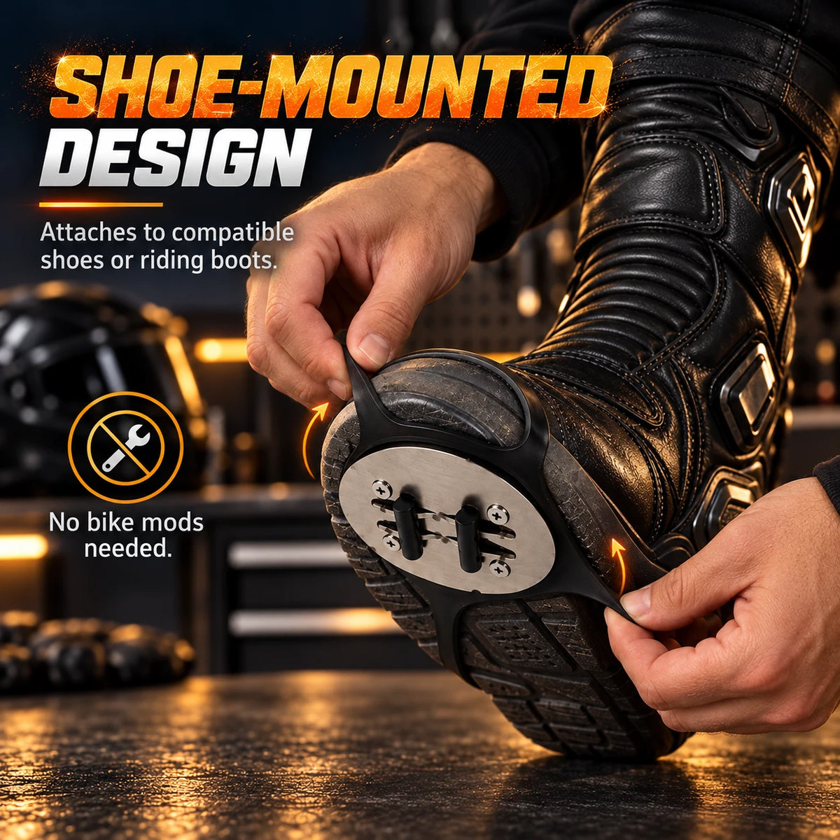 Motorcycle Boot Spark Sliders | Replaceable Flint Kit