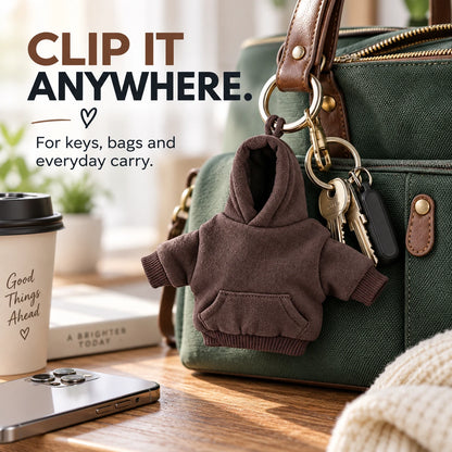 Mini Hoodie Squeeze Keychain | Cute Bag & Key Accessory