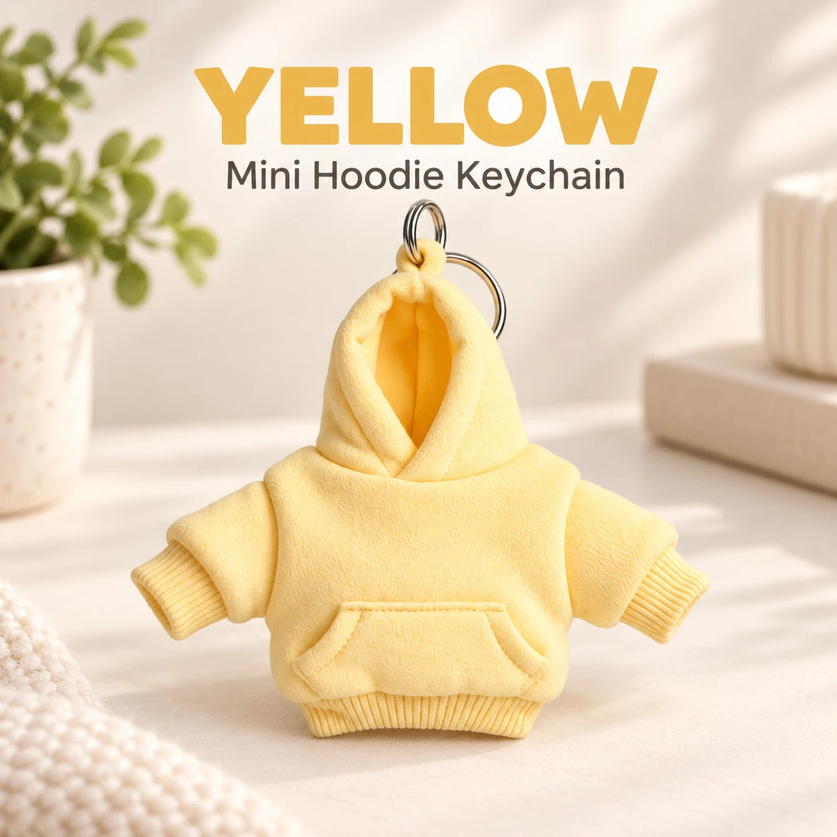 Mini Hoodie Squeeze Keychain | Cute Bag & Key Accessory