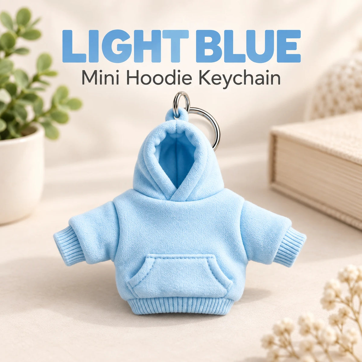 Mini Hoodie Squeeze Keychain | Cute Bag & Key Accessory
