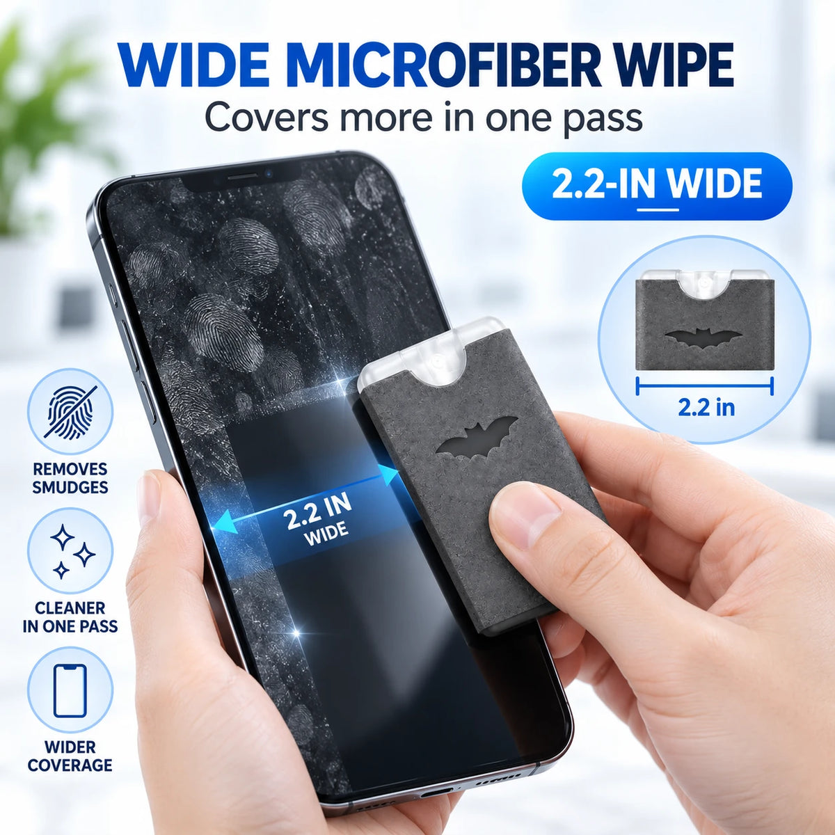 2-in-1 Portable Screen Cleaner | Spray, Wipe & Go