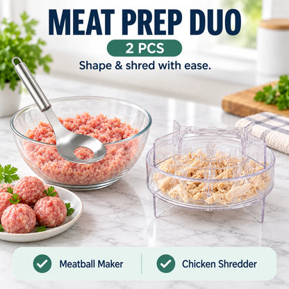 4-in-1 Kitchen Prep Tool Set | Slice, Shred & Shape