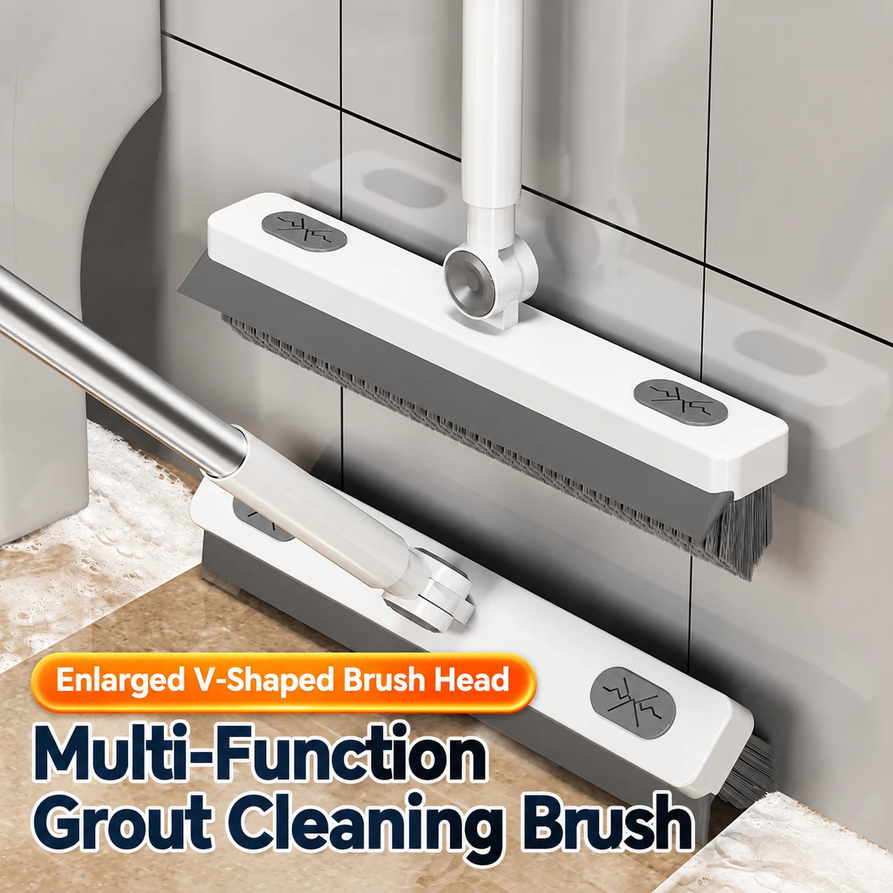 V-Shaped Grout Brush