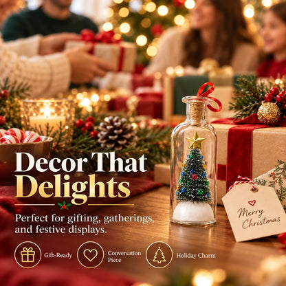 Recordable Christmas Message Bottle Ornament | Voice Gift