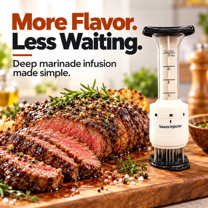 🔥 Meat Marinade Injector – Juicier, Deeper Flavor Every Bite