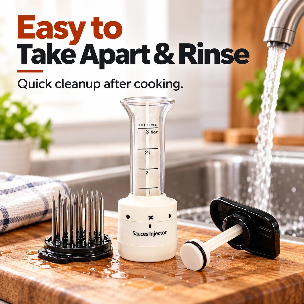 🔥 Meat Marinade Injector – Juicier, Deeper Flavor Every Bite
