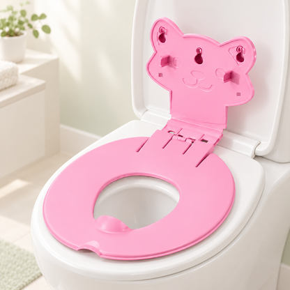 👶 Potty Training Made Easy & Stress-Free! 2-in-1 Flip-Down Toddler Toilet Seat ✨🚽