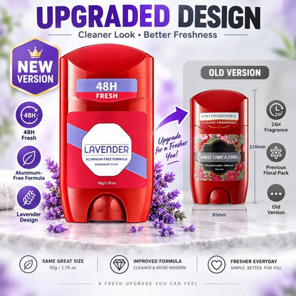 Lavender Deodorant Stick | Aluminum-Free Full Body Freshness