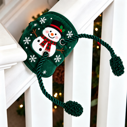 🔥 Elevate Your Holiday Decor in Seconds! Cute Twistable Christmas Wreath & Banister Ties 🎁
