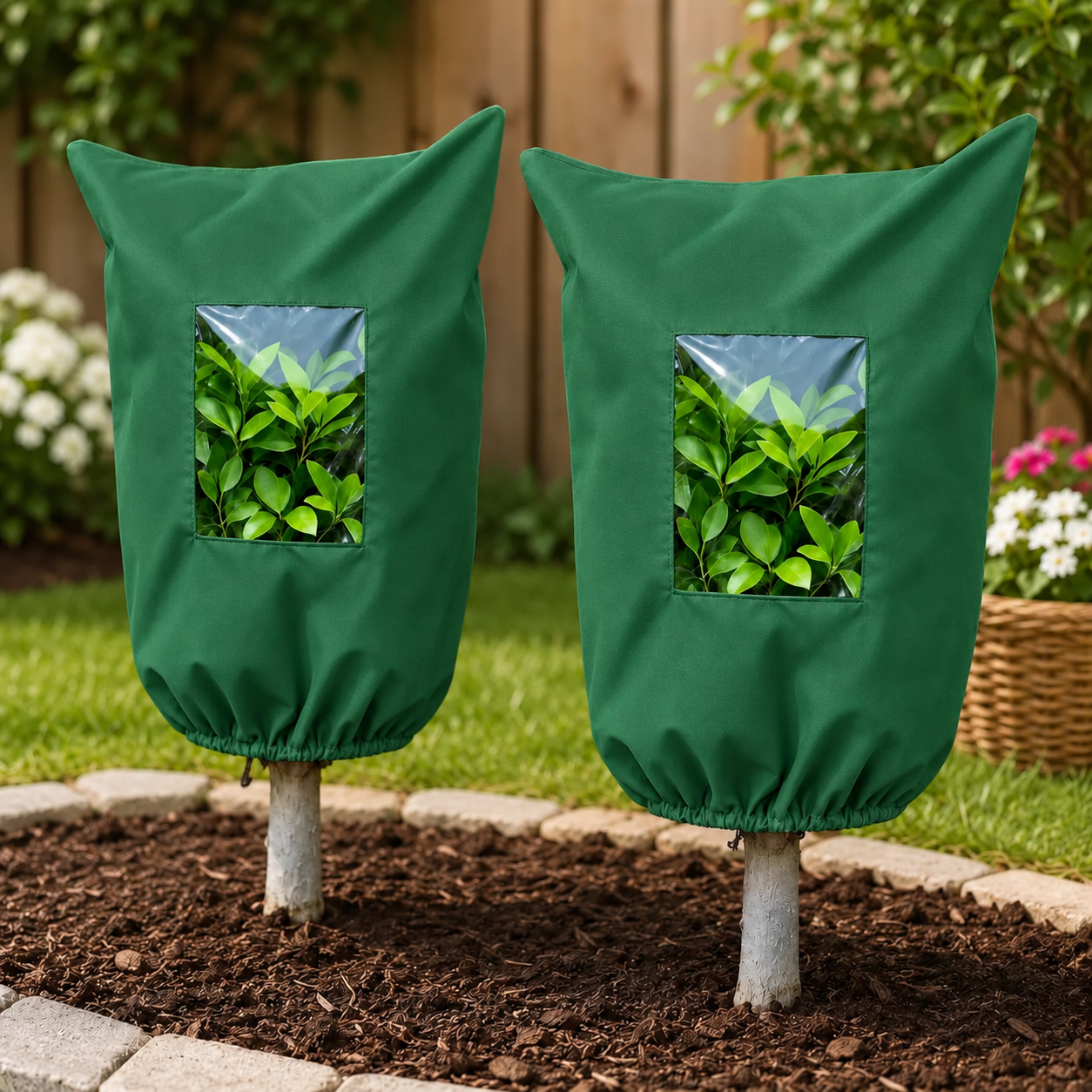🔥 Must-Have Winter Garden Saver: Reusable Plant Freeze Protection Jacket for Pots, Shrubs & Trees 🪴❄️