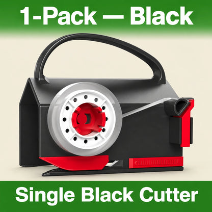 2-in-1 Wrapping Paper Cutter & Tape Dispenser for Gifts