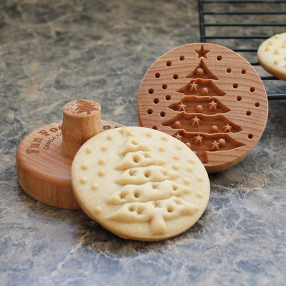 Cozy Impressions – Handcrafted Wooden Cookie Stamp Collection