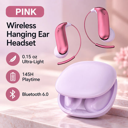 Wireless Earbuds with Ear Hooks | 145H Playtime & BT 6.0