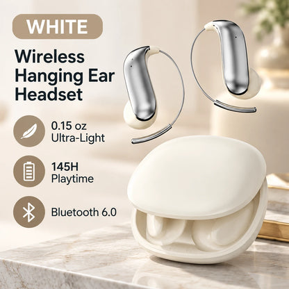 Wireless Earbuds with Ear Hooks | 145H Playtime & BT 6.0