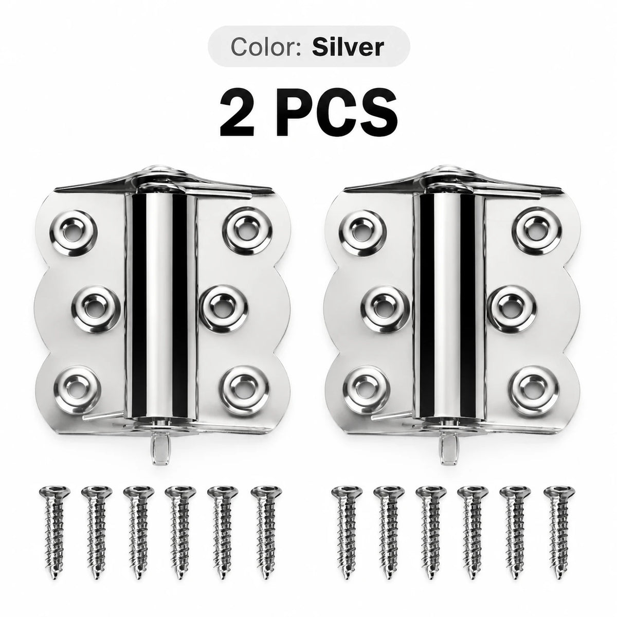 Self-Closing Spring Cabinet Hinges for Doors | 4/6 PCS