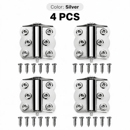 Self-Closing Spring Cabinet Hinges for Doors | 4/6 PCS