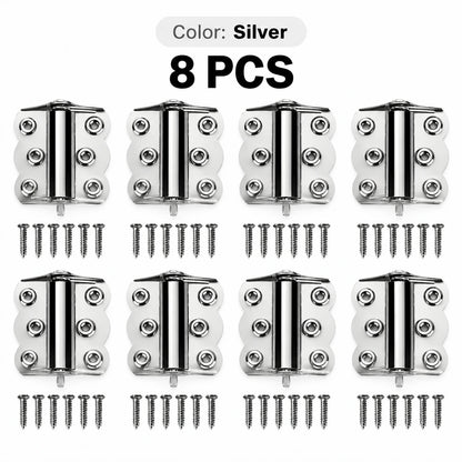 Self-Closing Spring Cabinet Hinges for Doors | 4/6 PCS