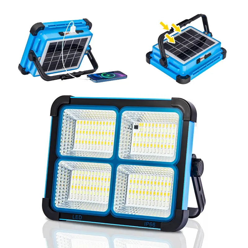 Solar-rechargeable-heavy-duty-led-work-light