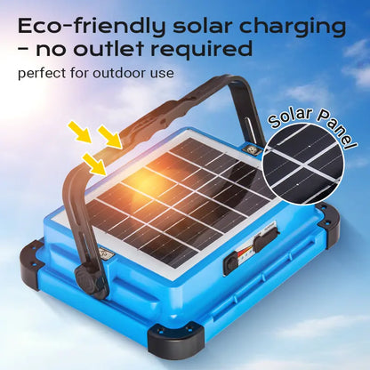Solar-rechargeable-heavy-duty-led-work-light