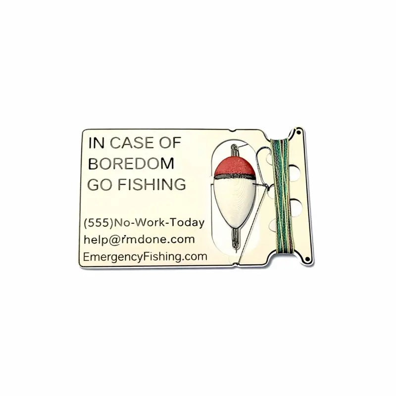 Credit Card-Sized Wallet Fishing Kit