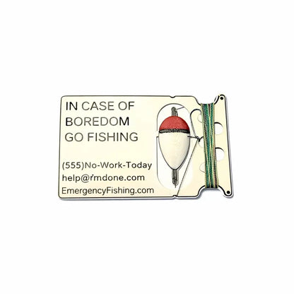 Credit Card-Sized Wallet Fishing Kit