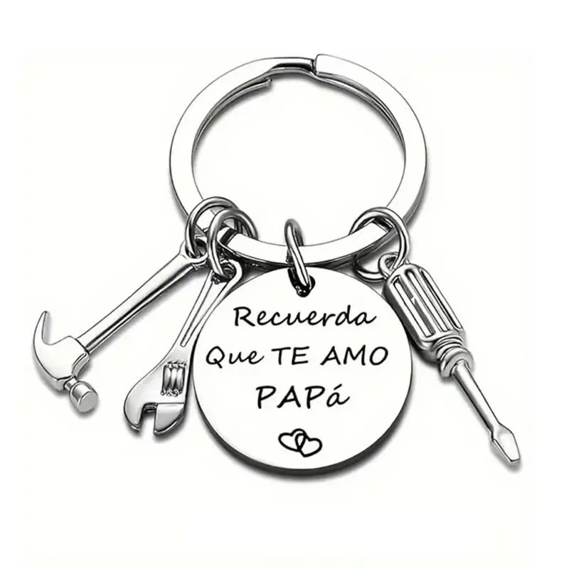 "Recuerda Que Te Amo Papa" Keychain