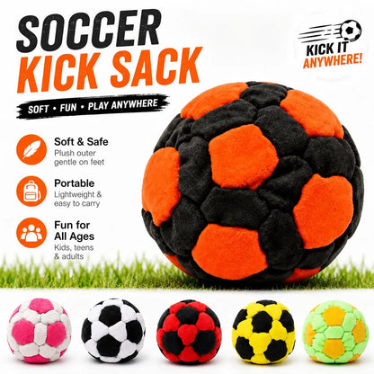Plush Soccer Footbag Hacky Sacks