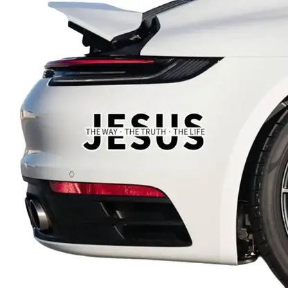 "Jesus: The Way, The Truth, The Life" Christian Vinyl Decal