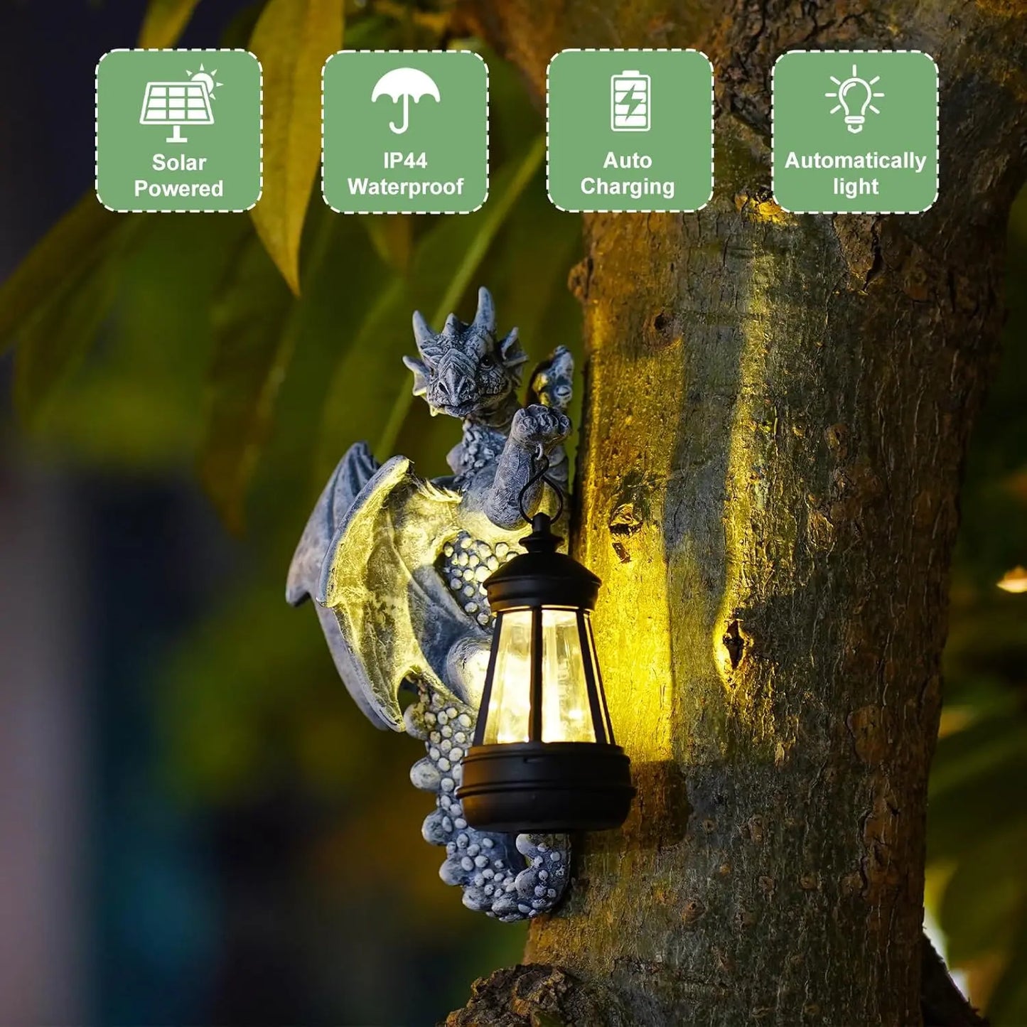 ColoSolar Dragon Tree Hugger Lantern