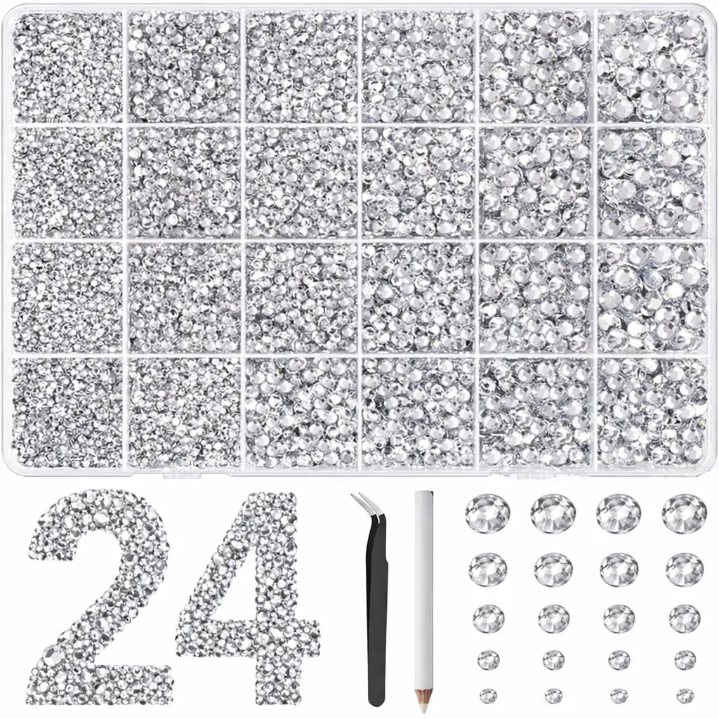 40-Color Jelly Rhinestone Bedazzling Kit