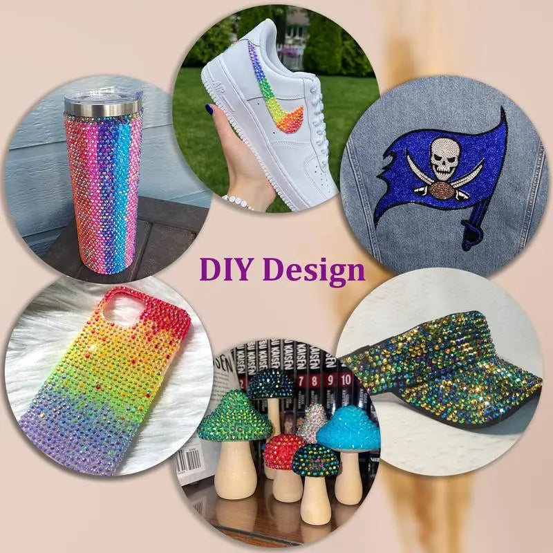 40-Color Jelly Rhinestone Bedazzling Kit