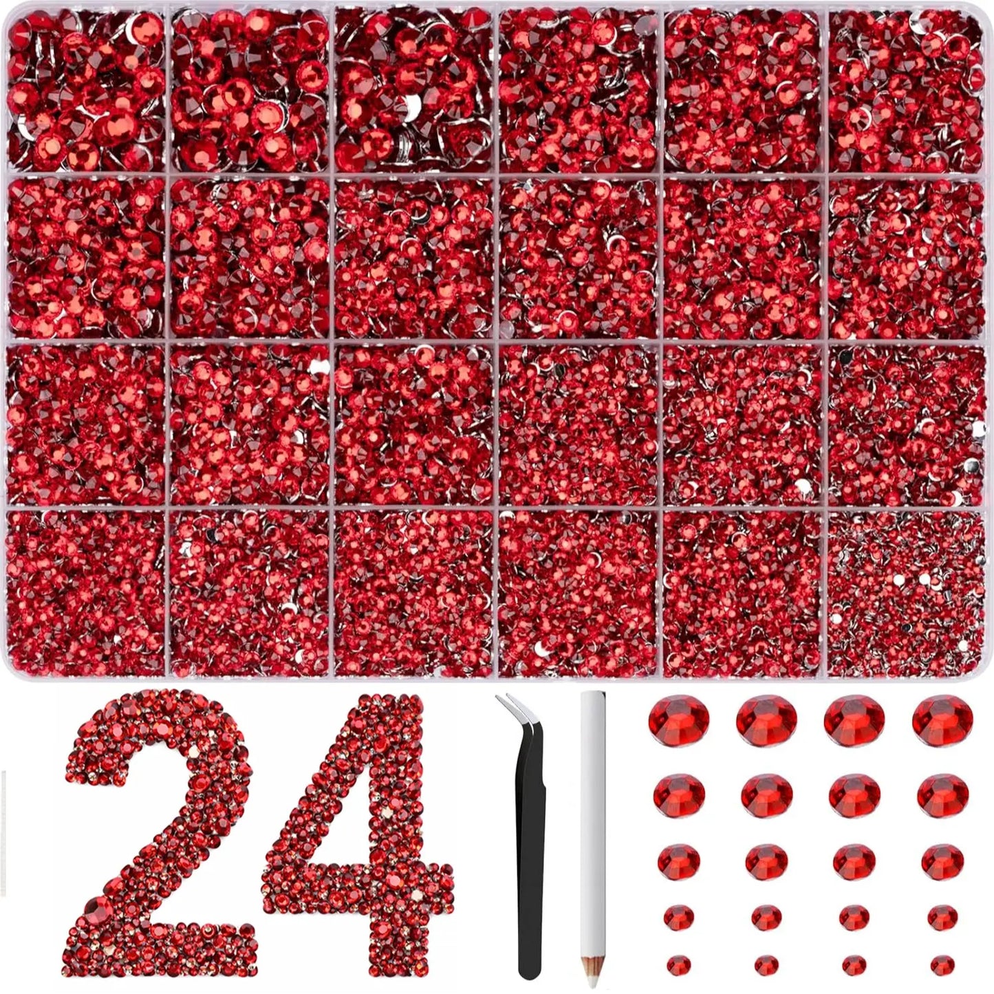 40-Color Jelly Rhinestone Bedazzling Kit