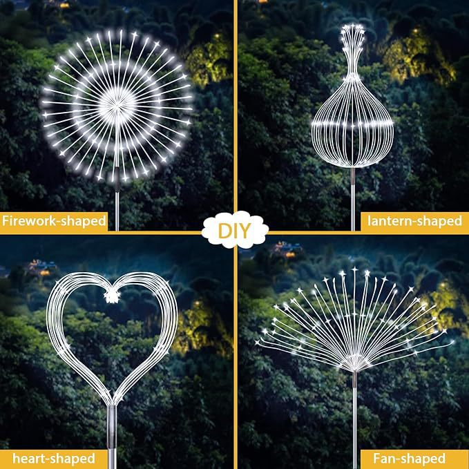 Solar Firework Outdoor Garden Lights
